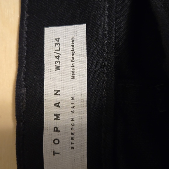 Men's Topman Stetch Slim jeans - Picture 3 of 5
